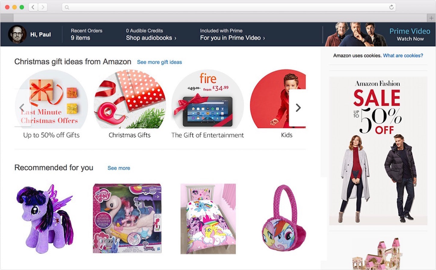 personalizing ecommerce: my little pony