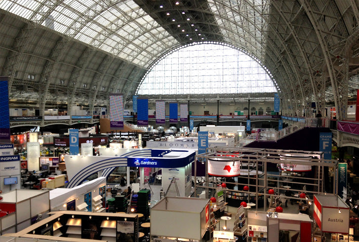 Learning How to Code, the Long Way Around: Setting up at the London Book Fair, April 2015
