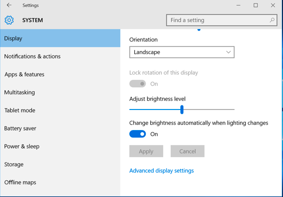 progressive disclosure windows settings