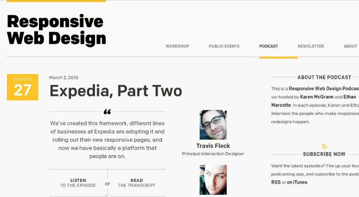 Web Design and Development Podcasts: A Responsive Web Design Podcast