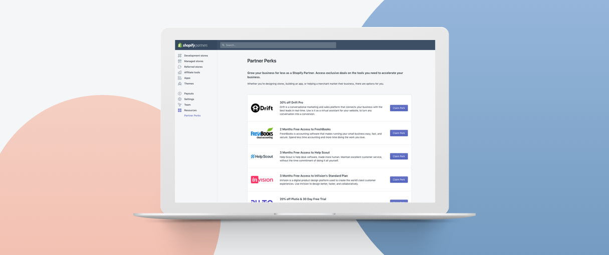 shopify partner perks