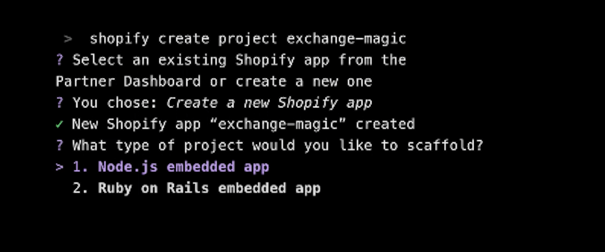 shopify unite 2019 announcements: app cli