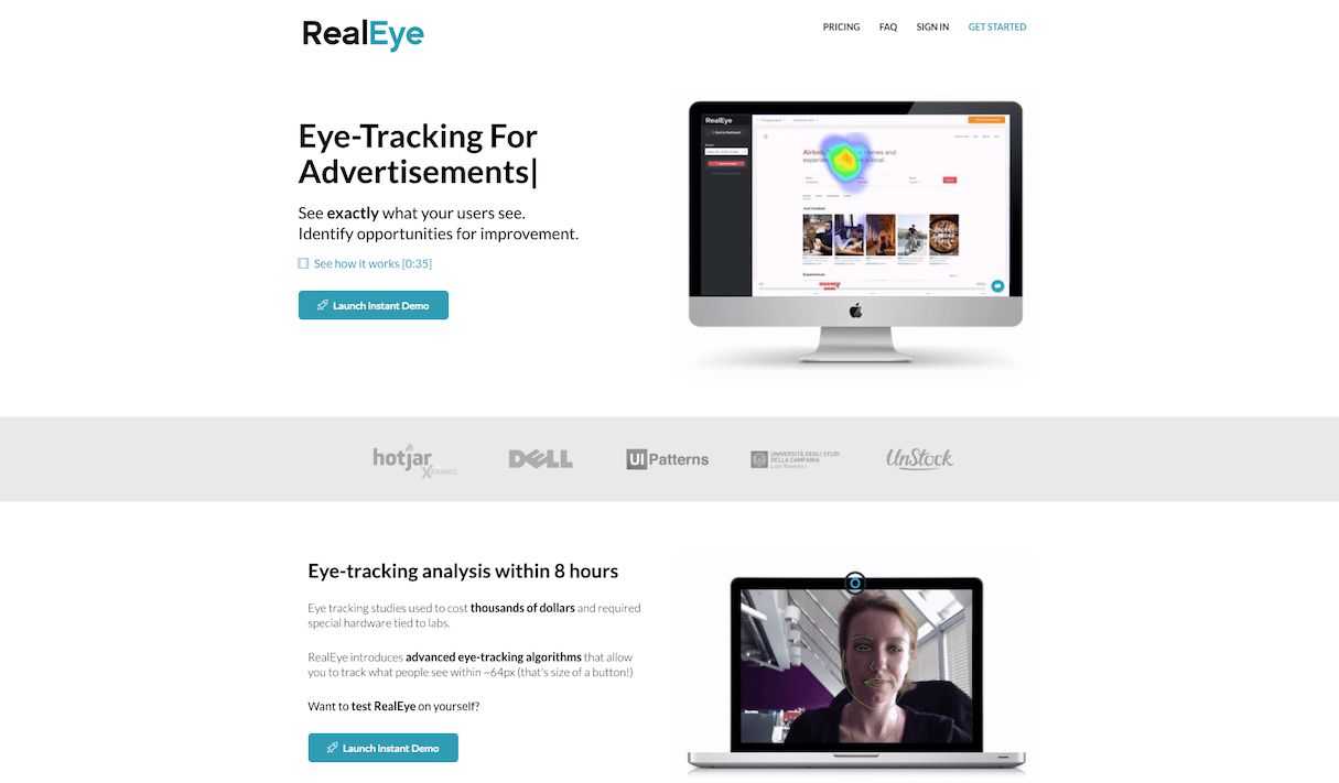 usability testing: real eye