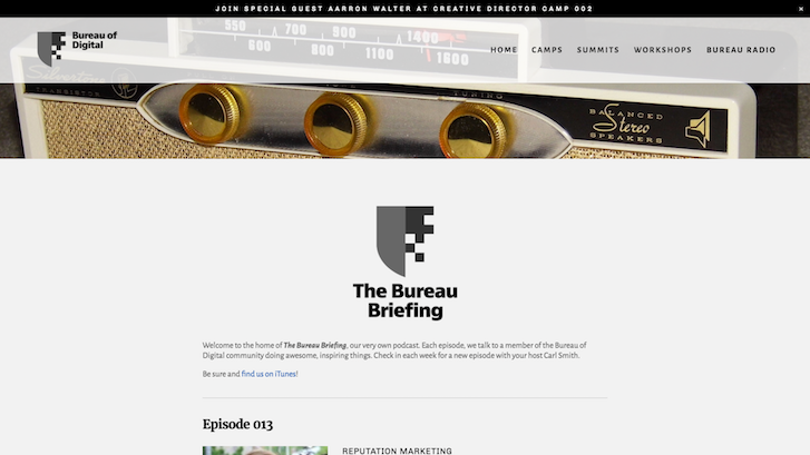 Web Design Podcasts: The Bureau Briefing