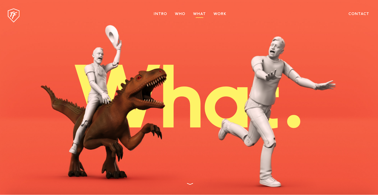 Web design portfolio inspiration: ToyFight