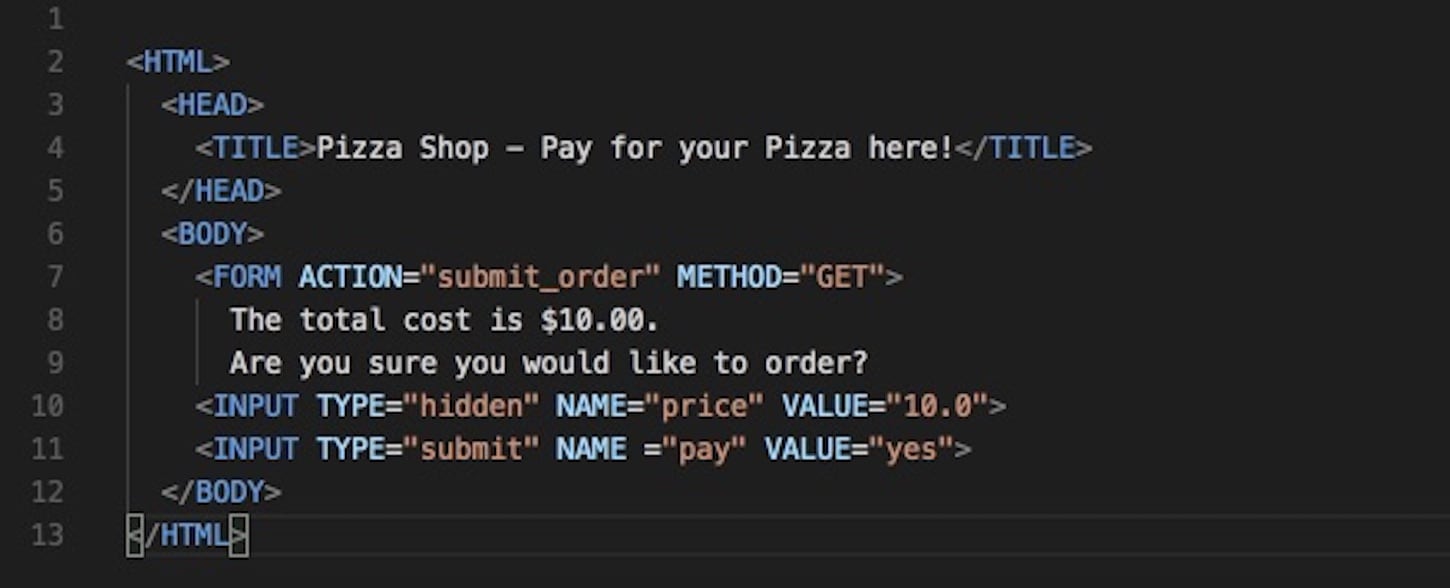 web security: get method