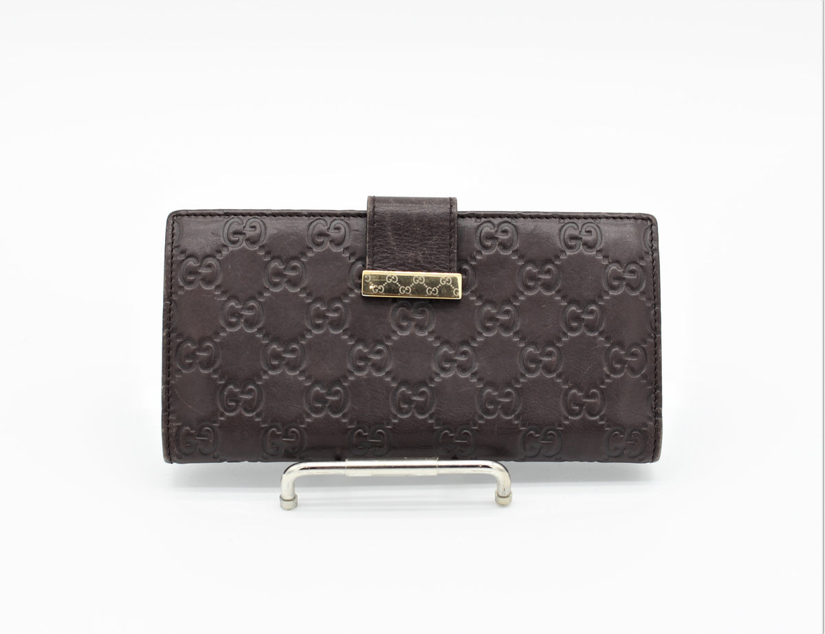 smaak klinker alledaags GUCCI Guccissima Leather Wallet – Monica's Boutique & Consignment