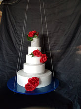 Load image into Gallery viewer, Suspended cake Holder, acrylic cake swing, hanging cake holder
