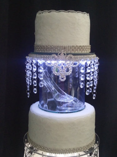 Glass slipper cake separator shoe wedding  cake separator ,cake divider
