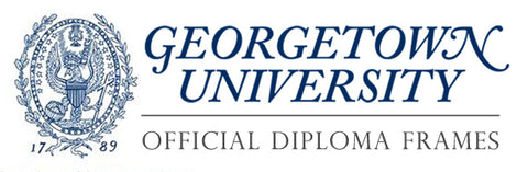 Georgetown University diploma frame page