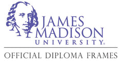 James Madison University diploma frames logo