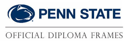 Penn State University diploma frames logo