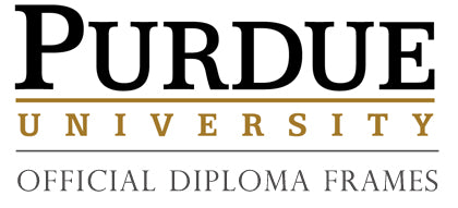 Purdue University diploma frames logo