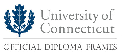 UCONN diploma frames logo