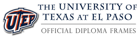 UTEP diploma frame collection