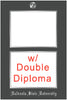 View all UF diploma frames for double diplomas