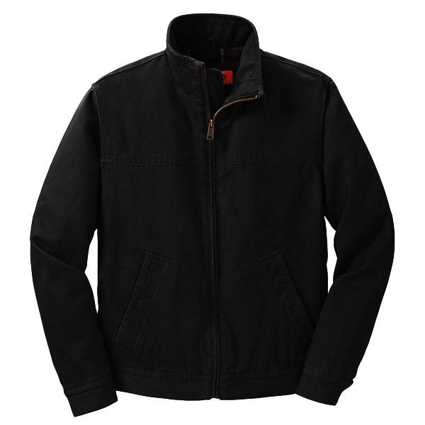 Blues Brotherhood Back Patch - Corner Stone Washed Duck Cloth Flannel Lined Jacket (Men)