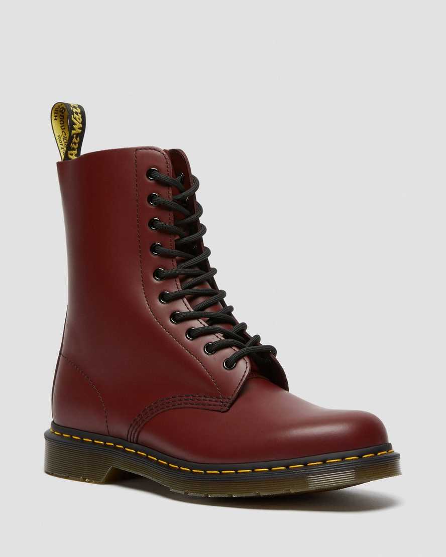 fuel Production center width 1490 Smooth Cherry Red Dr. Marten 10 Eye Boots – DeadRockers