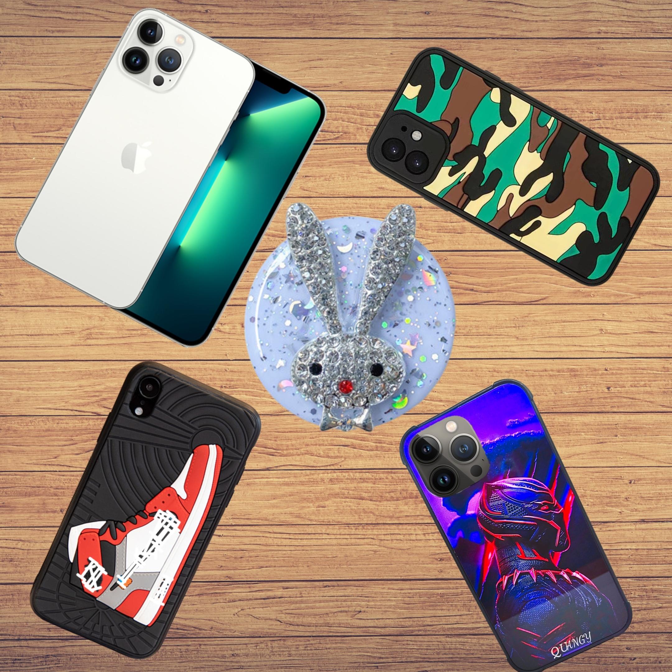 QuAngy Cute Animal Shapes Cell Phone Grip Holder/Kickstand