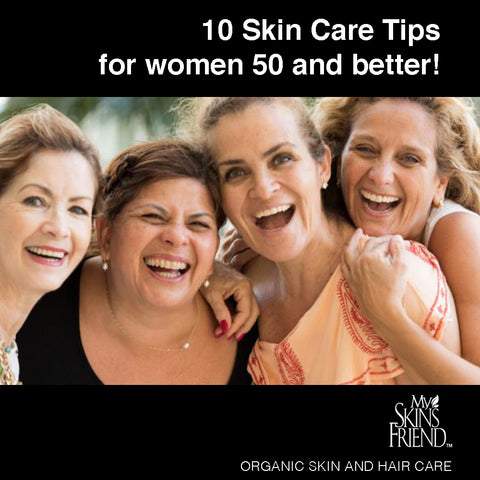Skin care tips for women 50 or older