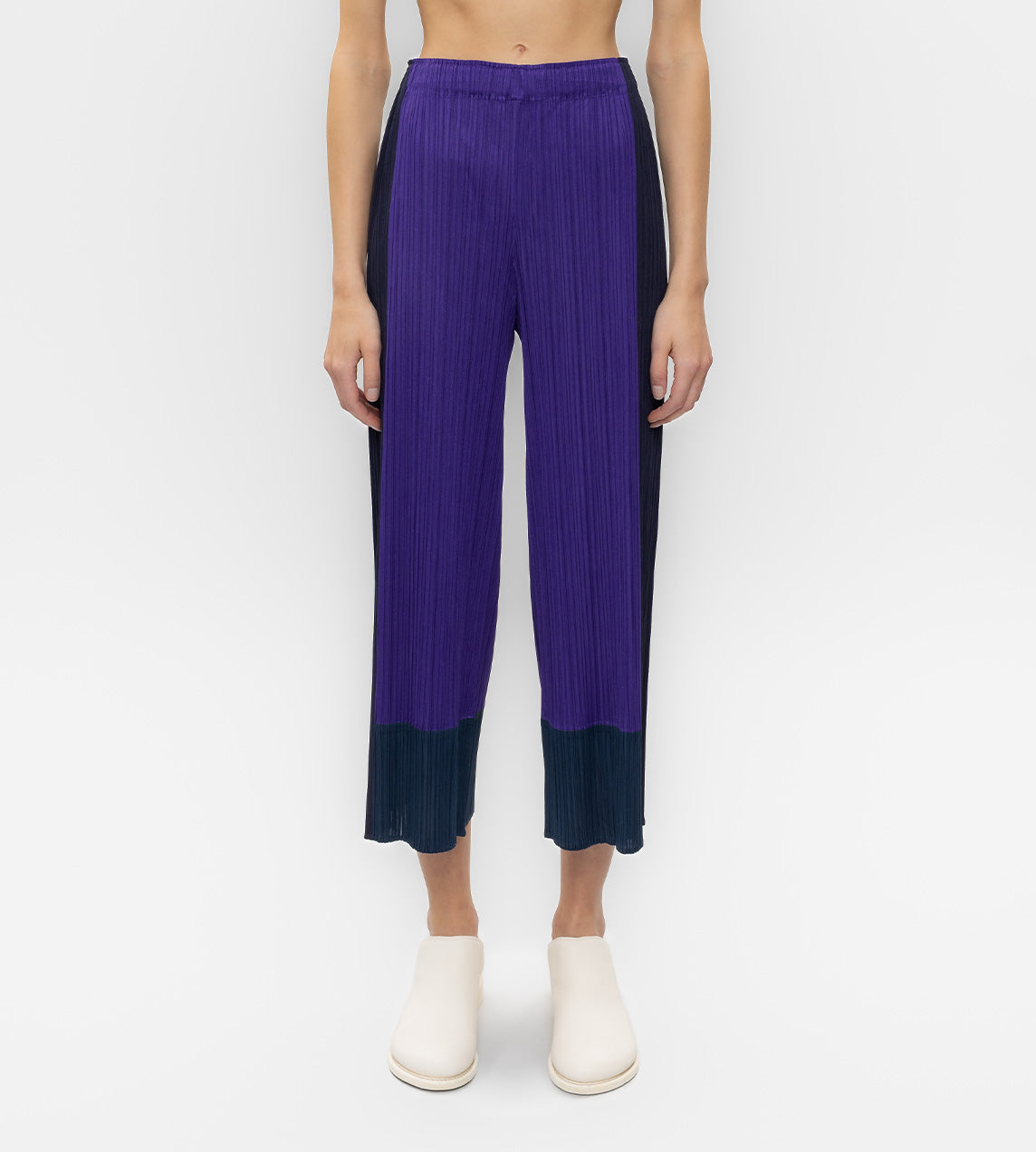 Pleats Please Issey Miyake - Ensemble Pleats Pants Purple – WDLT117