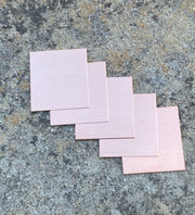 Square Copper Blanks 1.5 - 15 Pack