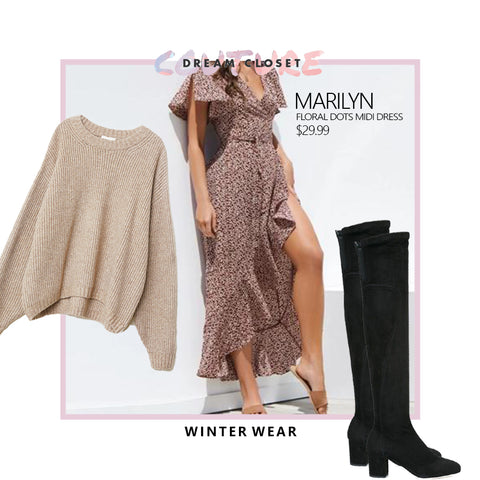 Winter Wear Maxi Dress