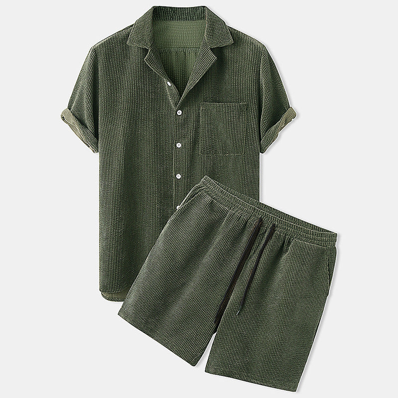 Short Sleeve Suit Two Piece (unisex)