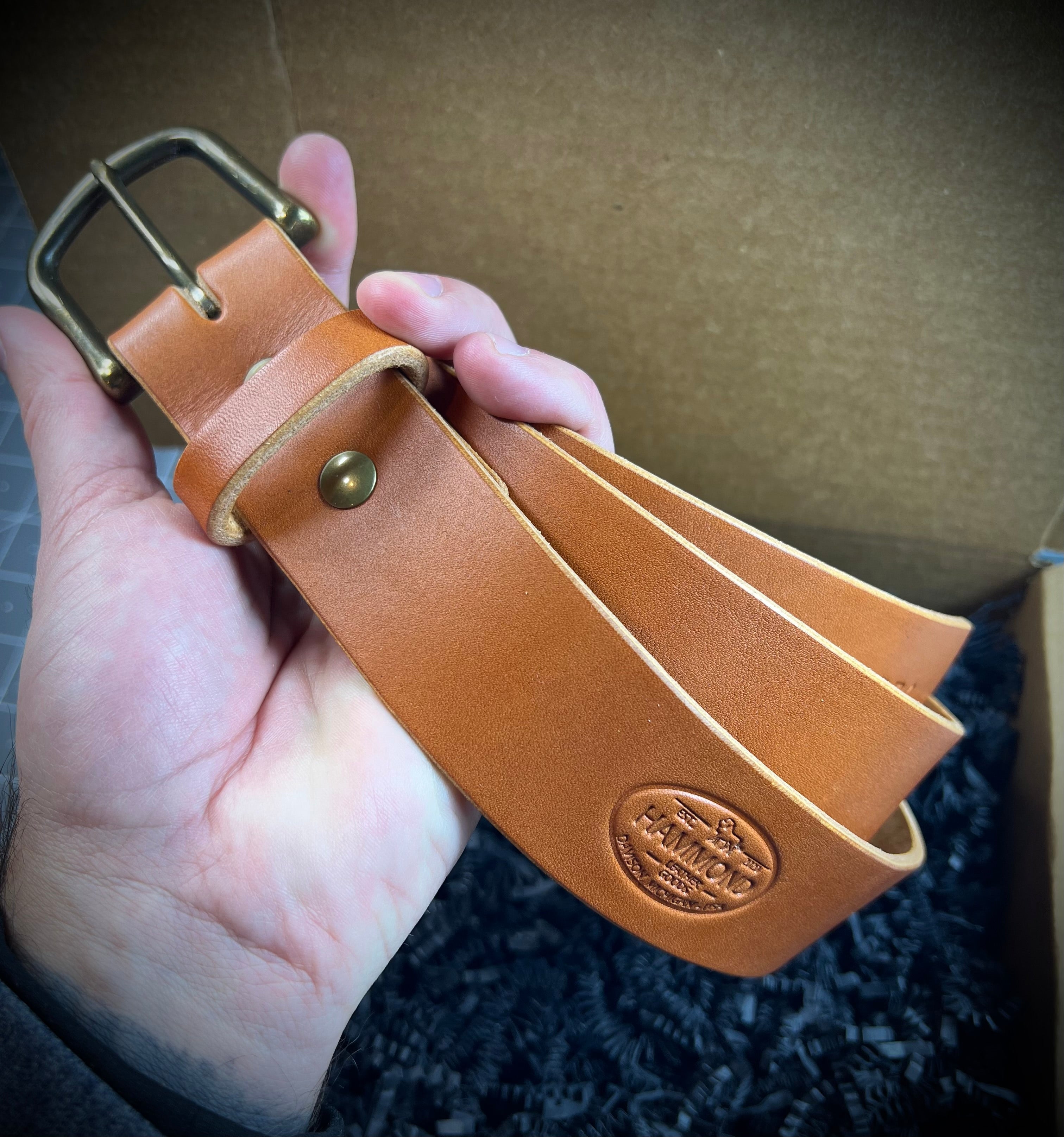 craftsman leather belt