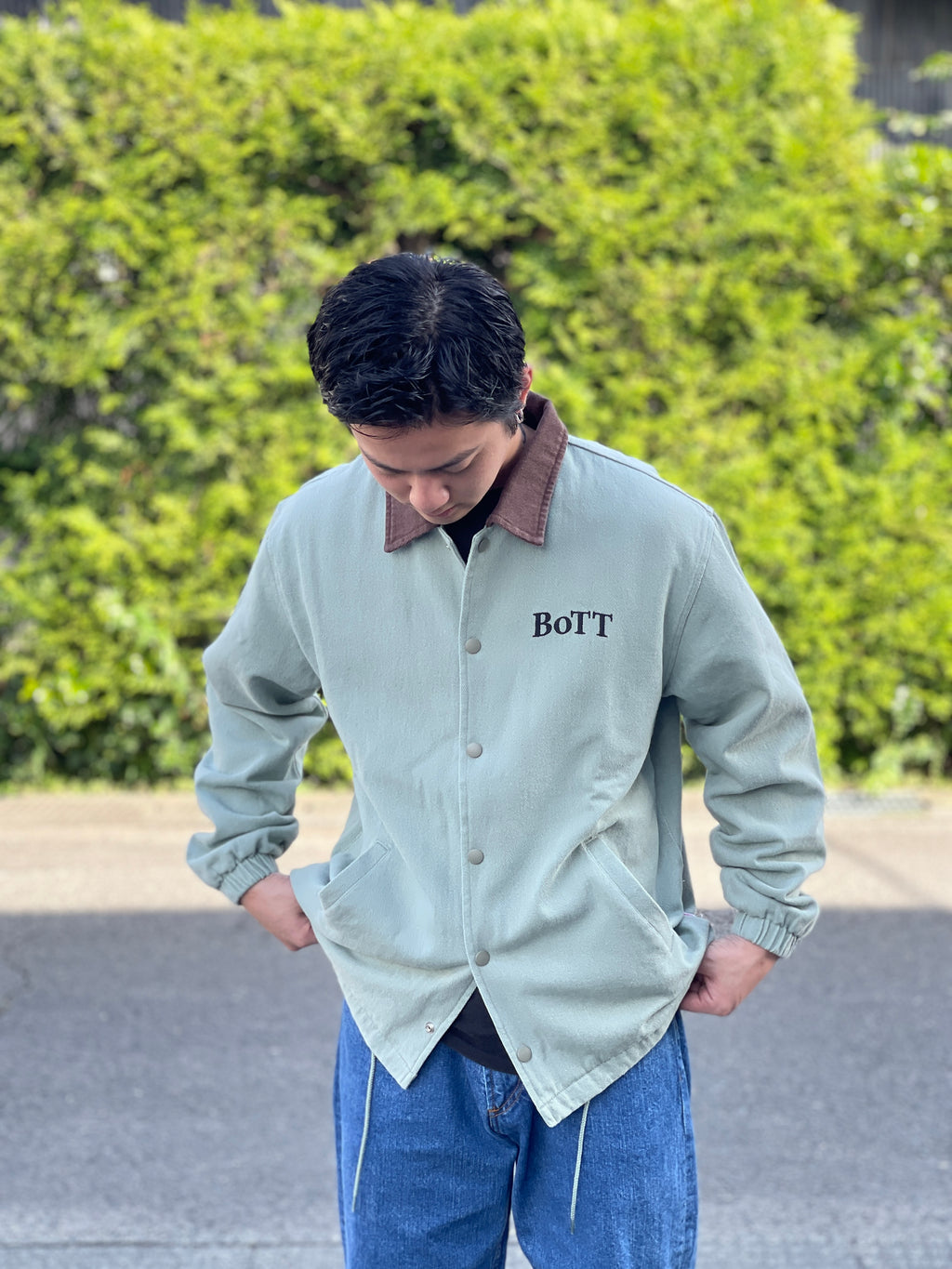 BoTT Heavy Twill Coach Jacket(mint) - その他