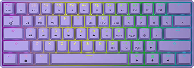 gk61 lavender keyboard