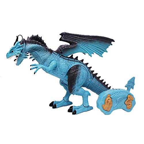 Blue Remote Control Dinosaur Dragon Robot Toy – Besttoybrand