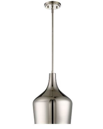 Meridian M70020PN 1 Light Pendant - Polished Nickel