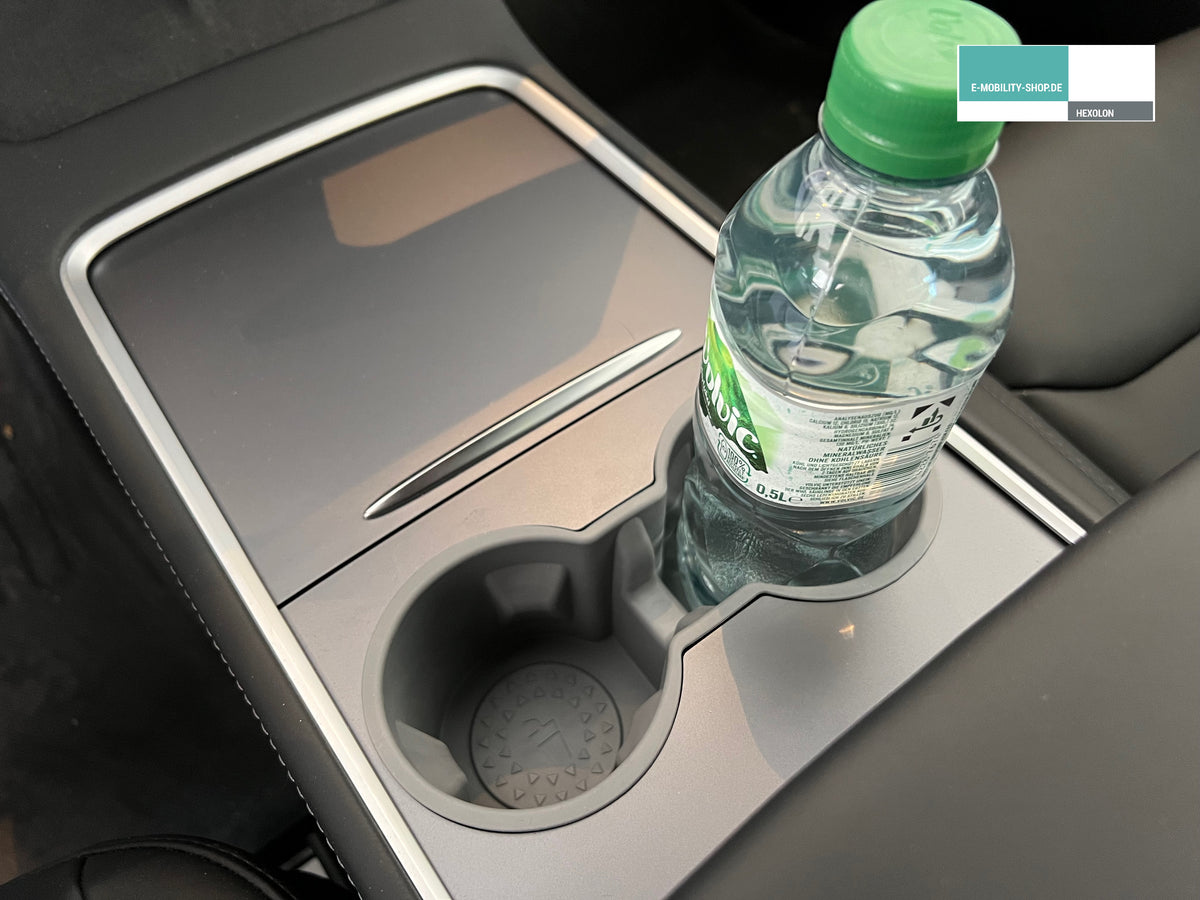 für Wasserflaschen Auto Getränkehalter Innenraum SHAOHAO Tesla Model 3 Model Y Mittelkonsole Getränkehalter Becherhalter 
