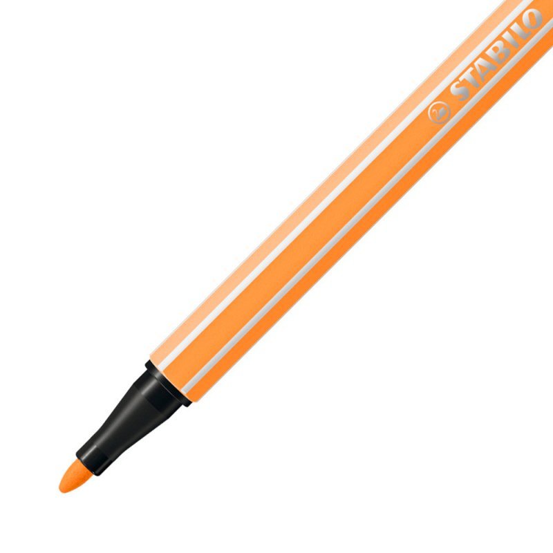 Prestige Scherm Verleiden Premium Felt-Tip Pen STABILO Pen 68, Neon Orange – innovationssa