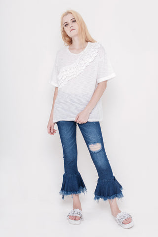 Keila Ruffle T-Shirt