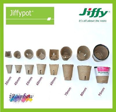 45mm Jiffy Round Tall Pot - Garden Plant Propagation, Cutting, Seedling, Herbs - AusPots Permaculture