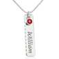 To My Daughter Birthstone Name Necklace Christmas Gift For Her - JewelOneCo