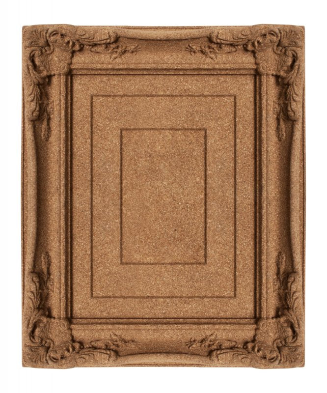 Cork pinboard moulded frame design