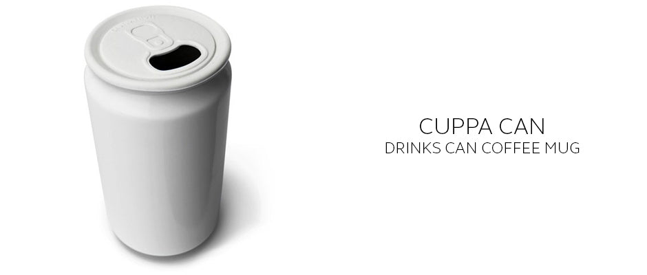 Cuppa Can Soda can shaped ceramic coffee mug