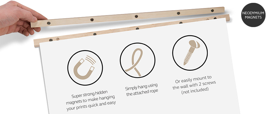 Magnetic Poster Frame by MOXON London