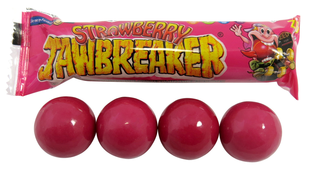 Strawberry Jawbreaker Balls