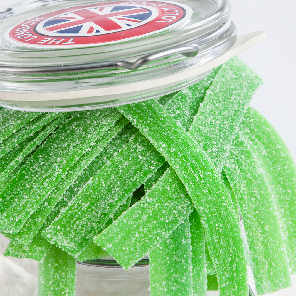 Fizzy Sour Apple Belts - 10pc