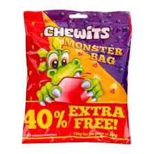 Chewits Monster Bag 40% Extra Free - Special