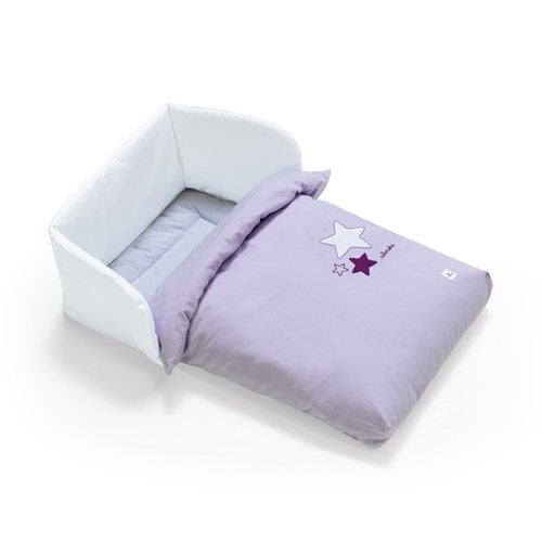 Desear Escarpado División Saco nórdico en color lila para minicunas de colecho de bebé