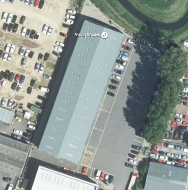 Kings Lynn Industrial Estate Aerial View
