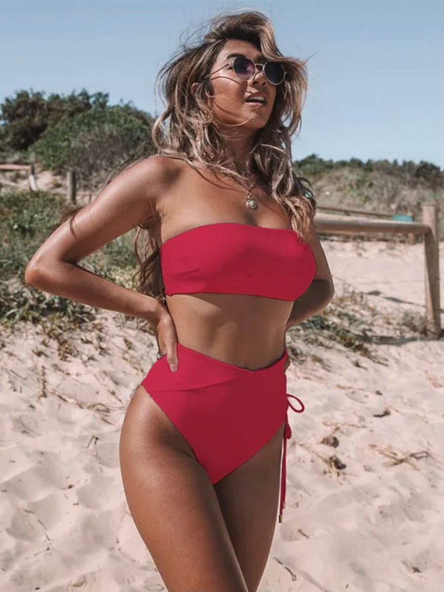 Bikini MAYA rojo – Corazón