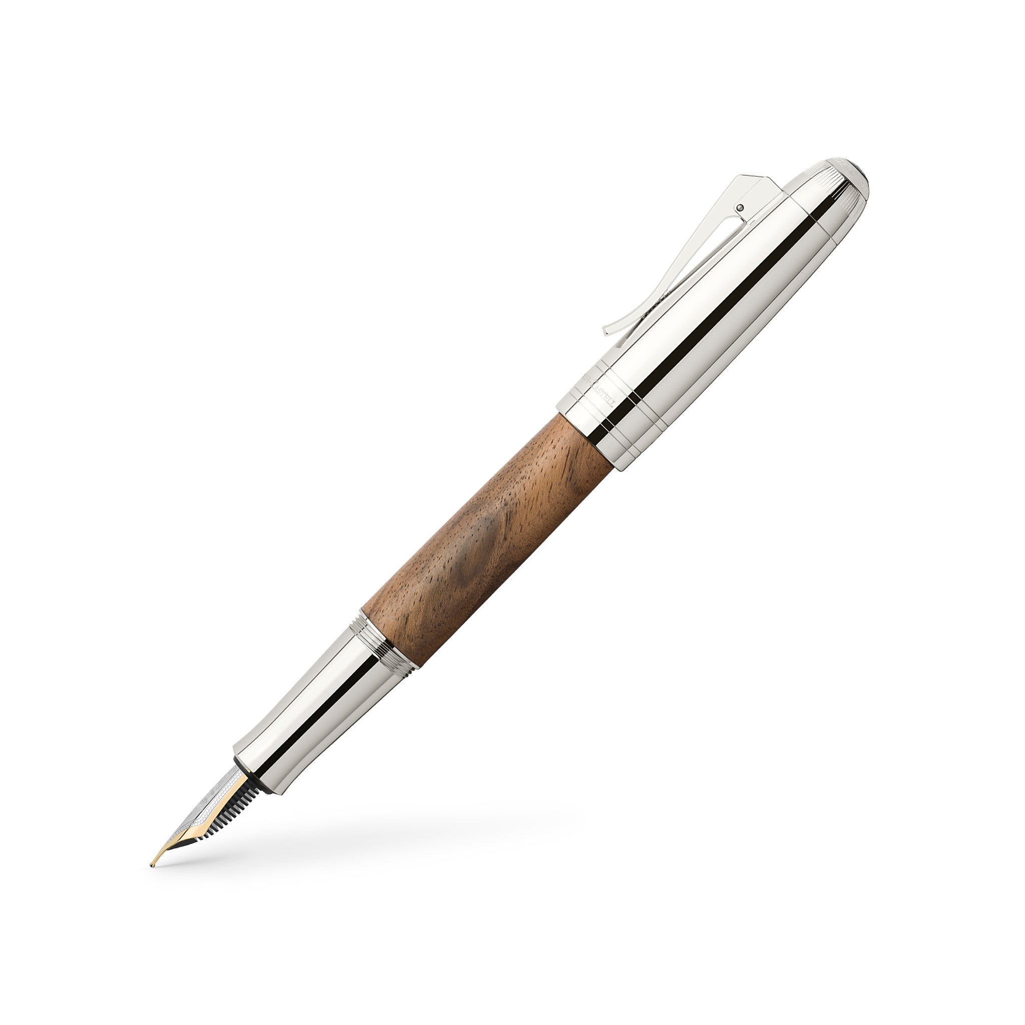 Magnum Fountain Pen, Walnut - Medium - #156380 – Graf von Faber