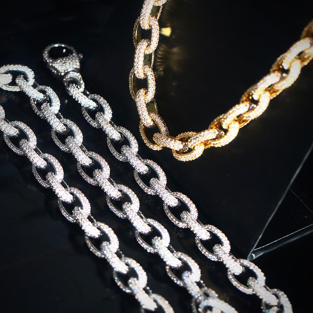 hermes chain link necklace