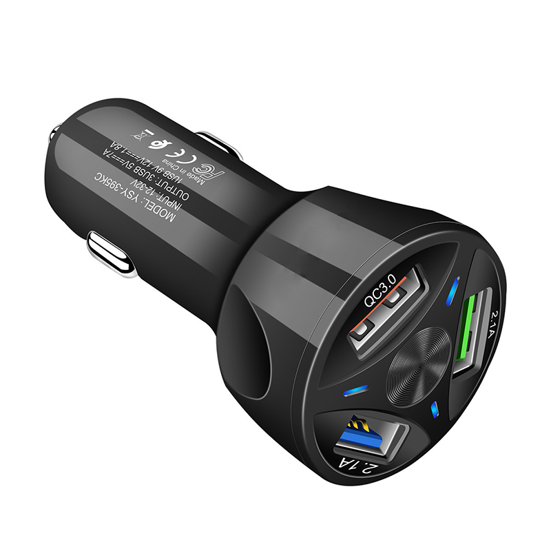 3 Port USB Quick Charge 3.0 Car Charger